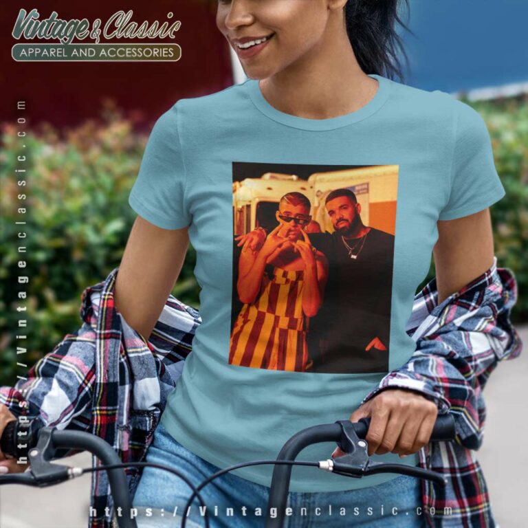 Drake Bad Bunny Women TShirt Drake Bad Bunny Women TShirt
