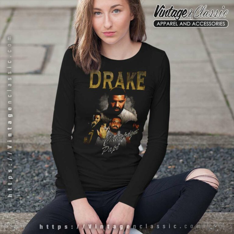 Drake Champagne Papi Long Sleeve Tee Drake Champagne Papi Long Sleeve Tee