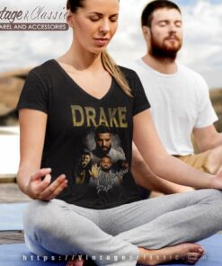 Drake Champagne Papi V Neck TShirt