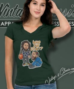 Drake J Cole Shirt Goat Hip Hop Art V Neck TShirt