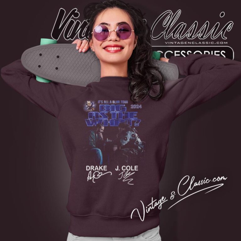 Drake J Cole Shirt Its All A Blur Tour 2024 Big As The What Sweatshirt Drake J Cole Shirt Its All A Blur Tour 2024 Big As The What Sweatshirt