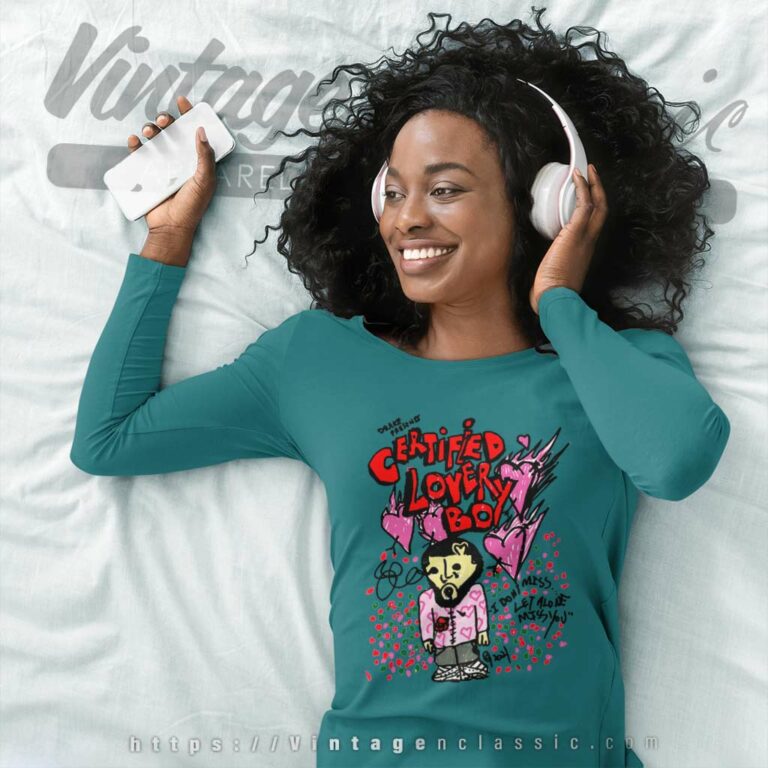 Drake Presents Certified Lover Boy Rap Off Travis Scott Vlone Long Sleeve Tee Drake Presents Certified Lover Boy Rap Off Travis Scott Vlone Long Sleeve Tee