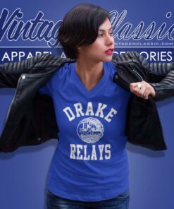 Drake Relays University V Neck TShirt