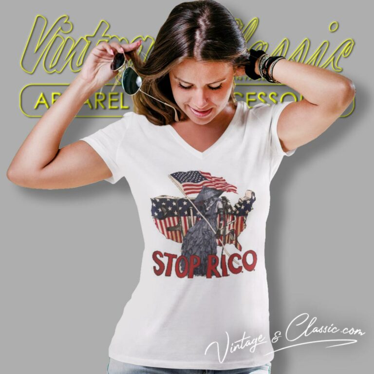 Drake Stop Rico Young Thug Jeffery V Neck TShirt Drake Stop Rico Young Thug Jeffery V Neck TShirt