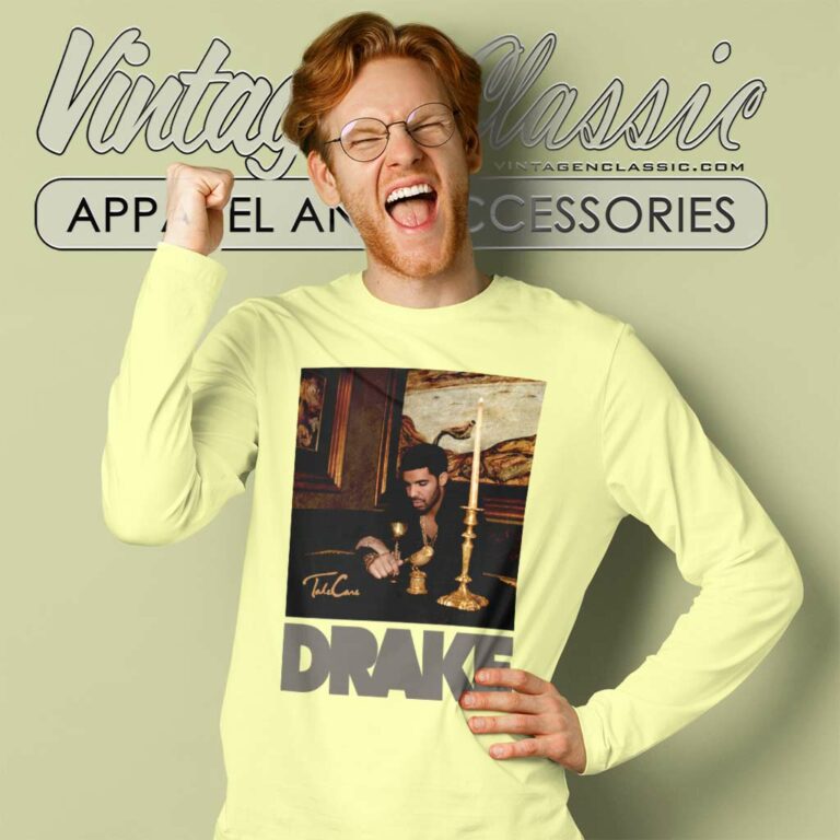 Drake Take Care Album Long Sleeve Tee Drake Take Care Album Long Sleeve Tee