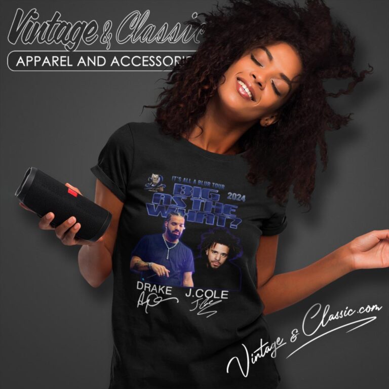 Drake Vs J Cole Its All A Blur Tour Big As The What 2024 Women T Shirt Drake Vs J Cole Its All A Blur Tour Big As The What 2024 Women T Shirt