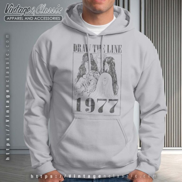 Draw the Line 1977 Shirt Gift for Aerosmith Fans Men Hoodie Draw the Line 1977 Shirt Gift for Aerosmith Fans Men Hoodie
