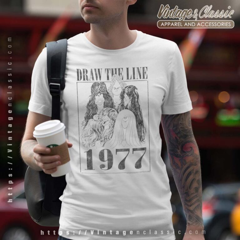 Draw the Line 1977 Shirt Gift for Aerosmith Fans Men T shirt Draw the Line 1977 Shirt Gift for Aerosmith Fans Men T shirt