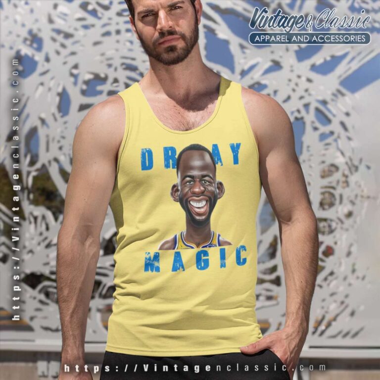 Draymond Green Draymagic Caricature Tank Top Racerback Draymond Green Draymagic Caricature Tank Top Racerback