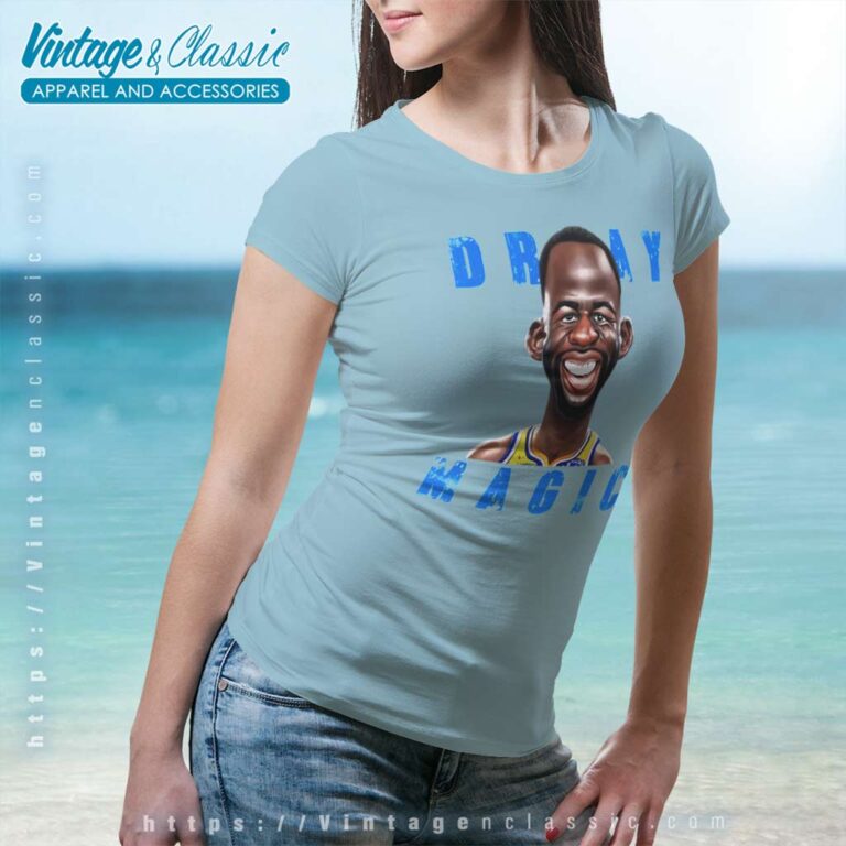 Draymond Green Draymagic Caricature Women TShirt Draymond Green Draymagic Caricature Women TShirt