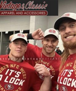 Dre Greenlaw 49ers Nfc West Its A Lock Champions 2023 Standard Tshirt