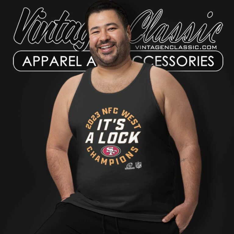 Dre Greenlaw 49ers Nfc West Its A Lock Champions 2023 Tank Top Racerback Dre Greenlaw 49ers Nfc West Its A Lock Champions 2023 Tank Top Racerback