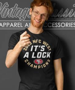 Dre Greenlaw San Francisco 49ers 2023 Nfc West Its A Lock Champions T Shirt