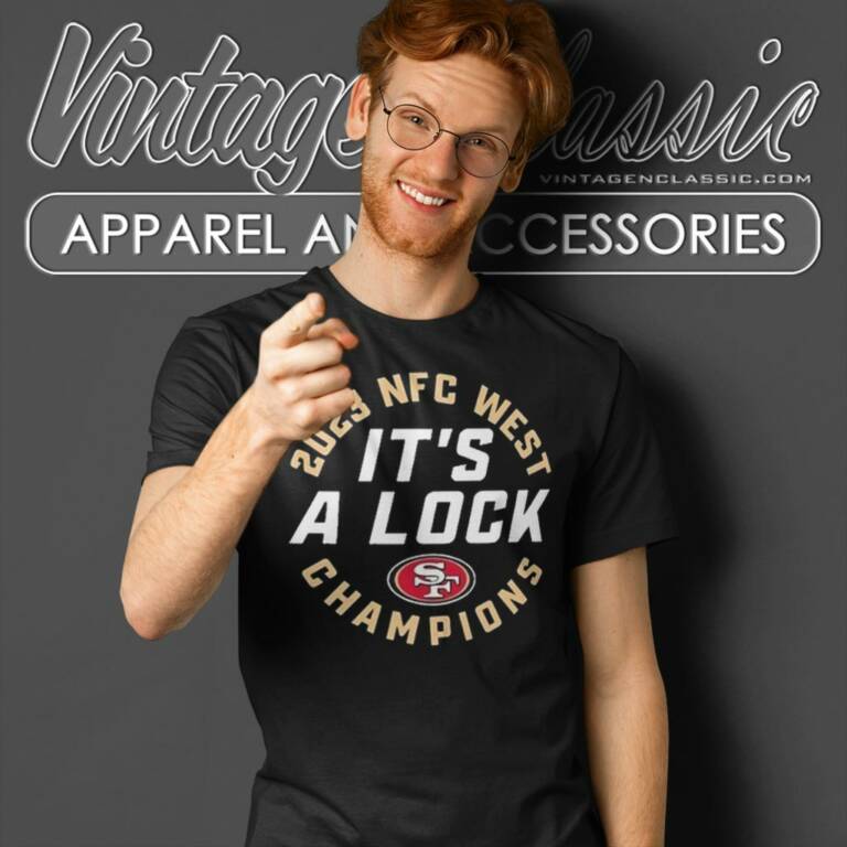 Dre Greenlaw San Francisco 49ers 2023 Nfc West Its A Lock Champions T Shirt Dre Greenlaw San Francisco 49ers 2023 Nfc West Its A Lock Champions T Shirt