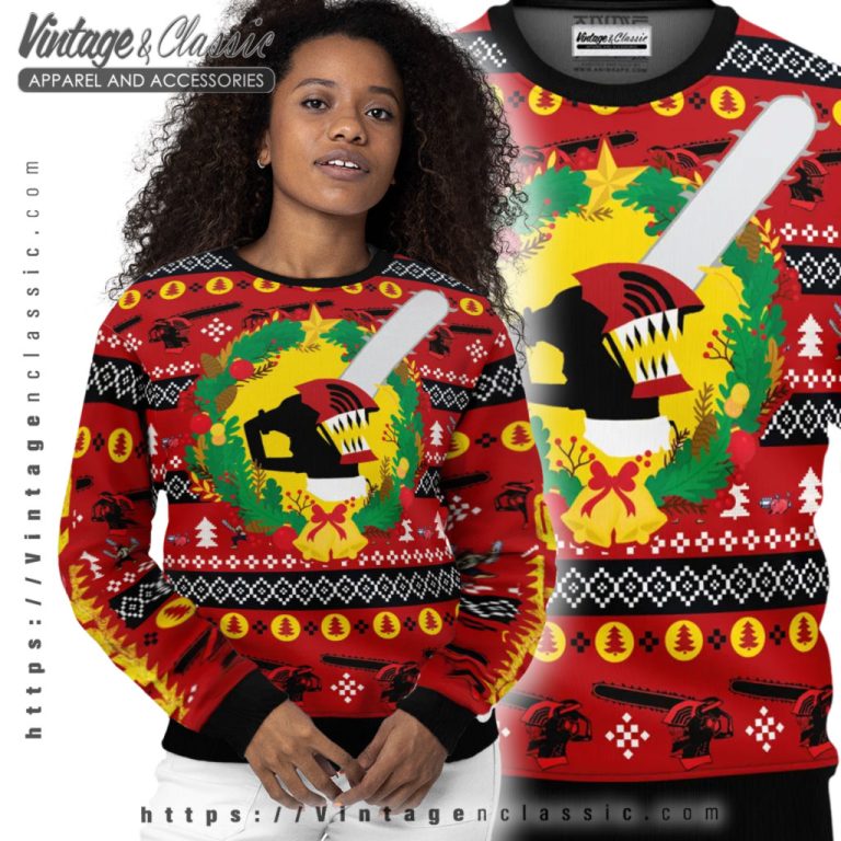 Dream Chainsaw Man Ugly Christmas Sweater Women Ugly Sweater Dream Chainsaw Man Ugly Christmas Sweater Women Ugly Sweater