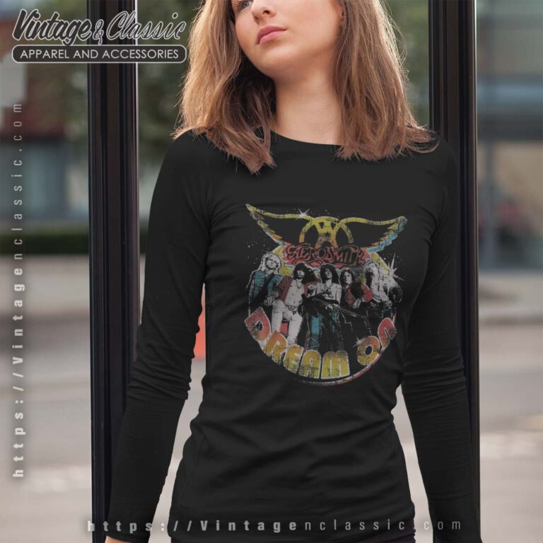 Dream On Portrait Aerosmith Shirt Longsleeves T shirt Dream On Portrait Aerosmith Shirt Longsleeves T shirt