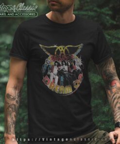 Dream On Portrait Aerosmith Shirt Men T shirt
