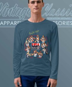 Dream Team 1992 Nba Basketball Shirt Long Sleeve Tee