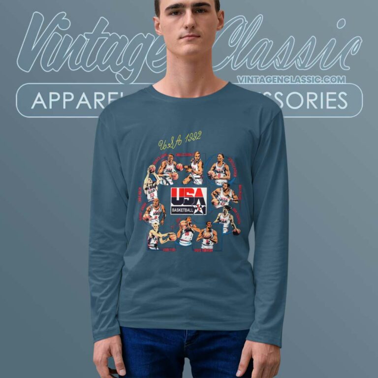 Dream Team 1992 Nba Basketball Shirt Long Sleeve Tee Dream Team 1992 Nba Basketball Shirt Long Sleeve Tee