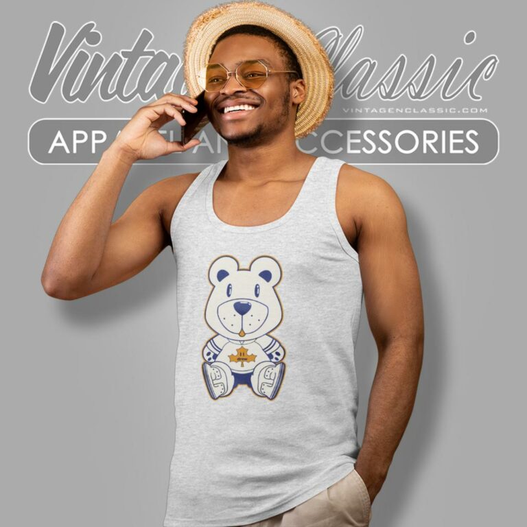 Drew House Teddy Bear X Toronto Maple Leafs Tank Top Racerback Drew House Teddy Bear X Toronto Maple Leafs Tank Top Racerback