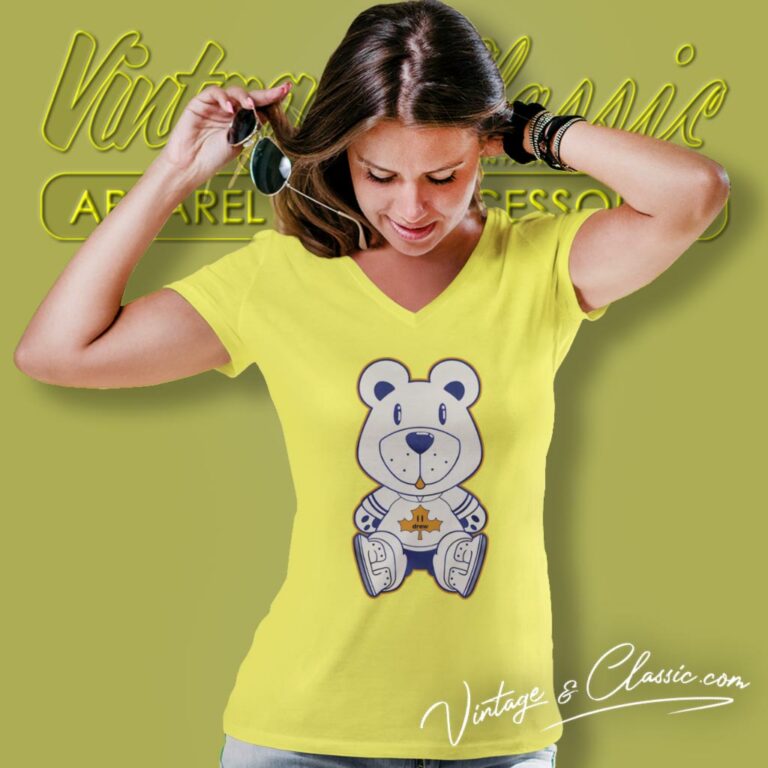 Drew House Teddy Bear X Toronto Maple Leafs V Neck TShirt Drew House Teddy Bear X Toronto Maple Leafs V Neck TShirt