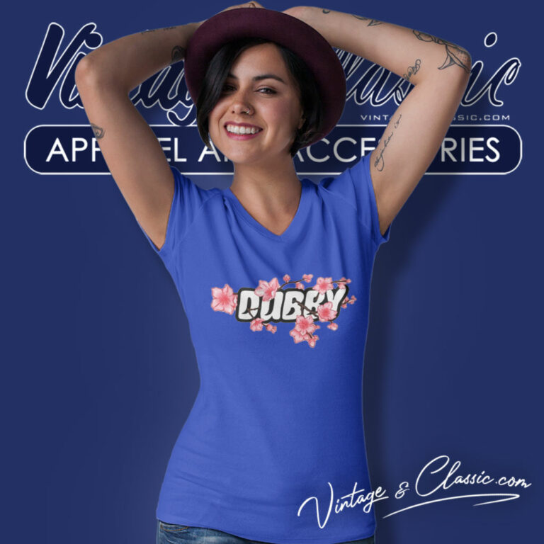 Dubby Energy Dubby Blossom V Neck TShirt 5 Dubby Energy Dubby Blossom V Neck TShirt 5