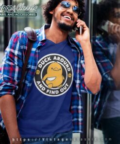 Duck Around And Find Out Shirt Ncaa Oregon Ducks Football V Neck TShirt