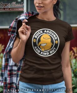 Duck Around And Find Out Shirt Ncaa Oregon Ducks Football Women TShirt