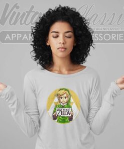 Dude Im Not Im Not Zelda Long Sleeve Tee
