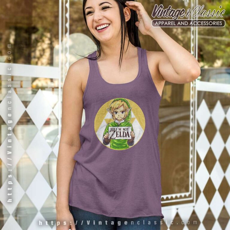 Dude Im Not Im Not Zelda Tank Top Racerback Dude Im Not Im Not Zelda Tank Top Racerback