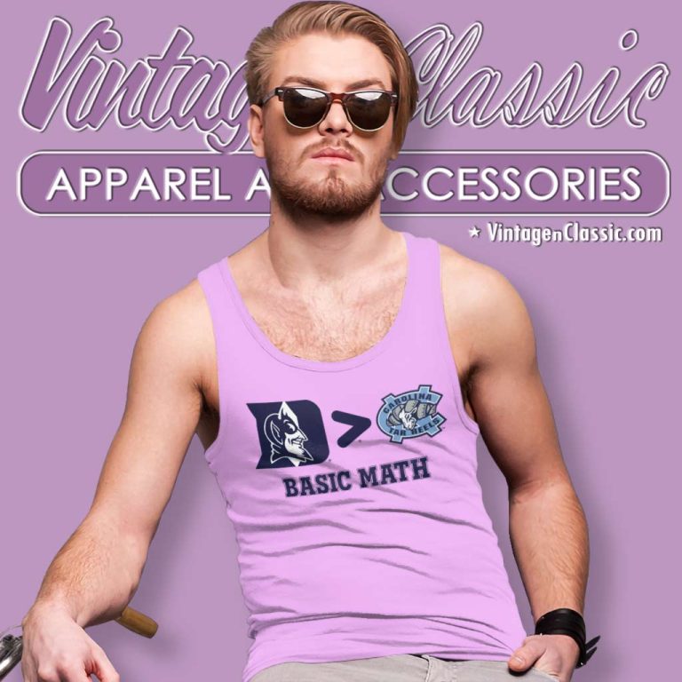 Duke Blue Devils Better North Carolina Tar Heels Basic Math Tank Top Racerback Duke Blue Devils Better North Carolina Tar Heels Basic Math Tank Top Racerback