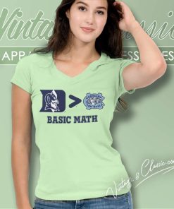 Duke Blue Devils Better North Carolina Tar Heels Basic Math Shirt 8 Duke Blue Devils Better North Carolina Tar Heels Basic Math V Neck TShirt