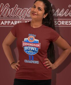 Duke Blue Devils Champions 2023 76 Birmingham Bowl Logo Women T Shirt