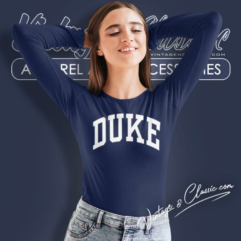 Duke University Big Logo Long Sleeve Tee Duke University Big Logo Long Sleeve Tee