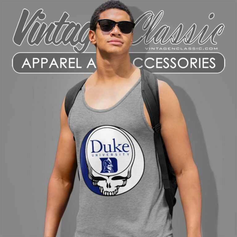 Duke University Grateful Dead Steal Your Face Tank Top Racerback Duke University Grateful Dead Steal Your Face Tank Top Racerback