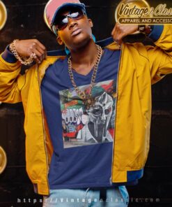 Dumile Mf Doom All Caps Underground Hip Hop Vlone V Neck TShirt