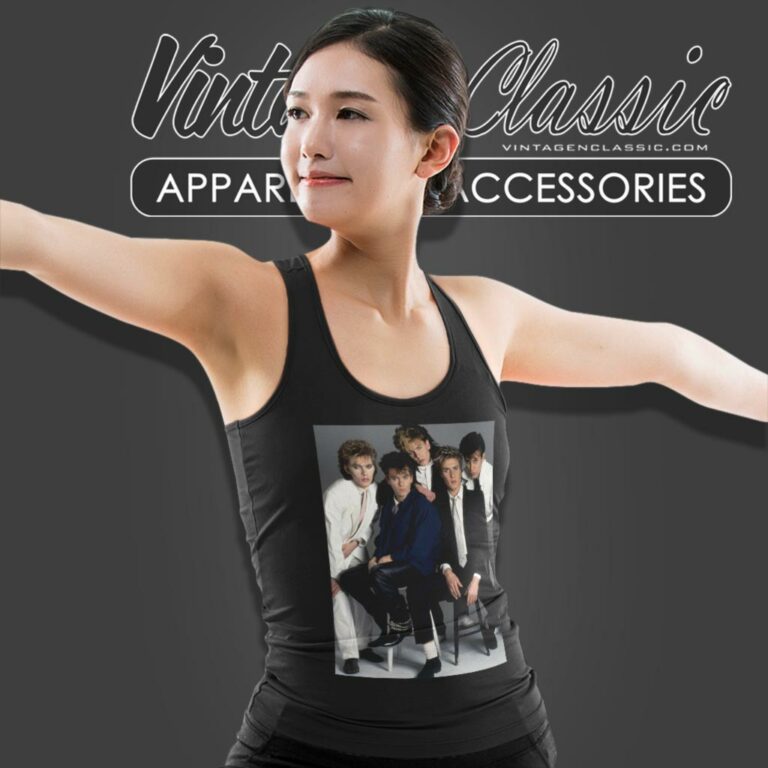 Duran Duran Band Tank Top Racerback Duran Duran Band Tank Top Racerback