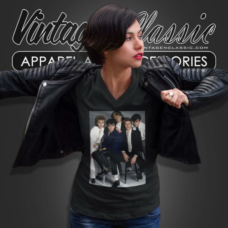 Duran Duran Band V Neck TShirt Duran Duran Band V Neck TShirt