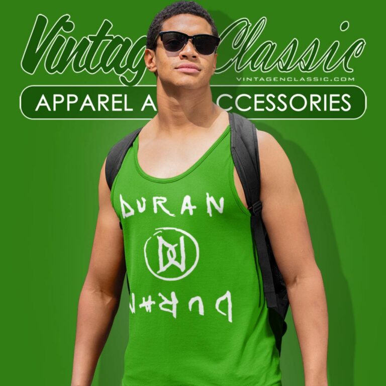 Duran Duran Classic Logo Tank Top Racerback Duran Duran Classic Logo Tank Top Racerback
