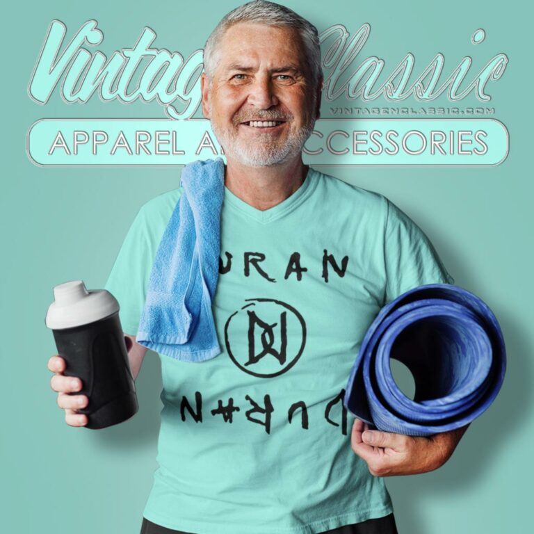 Duran Duran Classic Logo V Neck TShirt Duran Duran Classic Logo V Neck TShirt