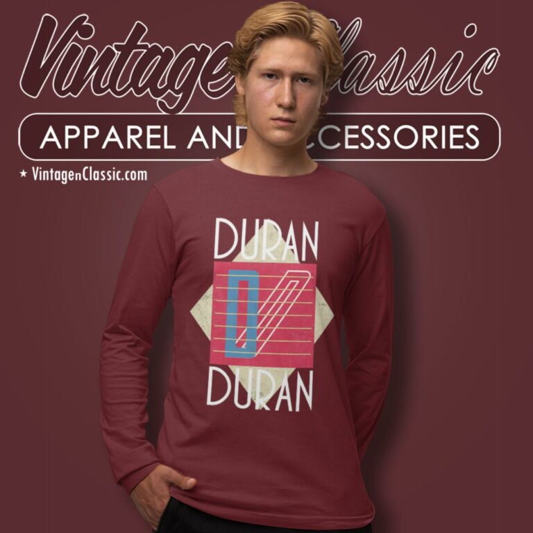Duran Duran Logo Seven And The Ragged Tiger Long Sleeve Tee Duran Duran Logo Seven And The Ragged Tiger Long Sleeve Tee