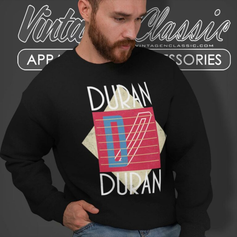 Duran Duran Logo Seven And The Ragged Tiger Sweatshirt Duran Duran Logo Seven And The Ragged Tiger Sweatshirt