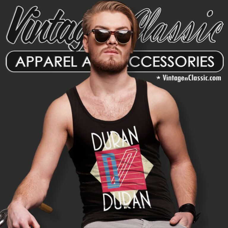 Duran Duran Logo Seven And The Ragged Tiger Tank Top Racerback Duran Duran Logo Seven And The Ragged Tiger Tank Top Racerback