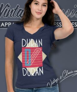 Duran Duran Logo Seven And The Ragged Tiger V Neck TShirt