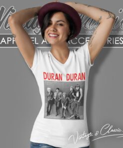 Duran Duran Old Photo V Neck TShirt