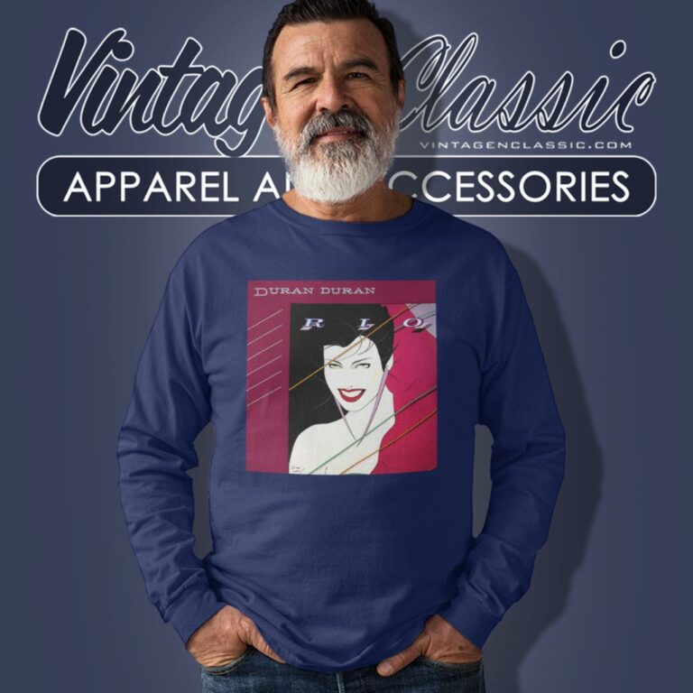 Duran Duran Rio Album Cover Long Sleeve Tee 1 Duran Duran Rio Album Cover Long Sleeve Tee 1