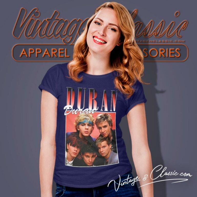Duran Duran Vintage Graphic Women T Shirt Duran Duran Vintage Graphic Women T Shirt