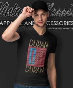 Duran Duran Vintage V Neck TShirt