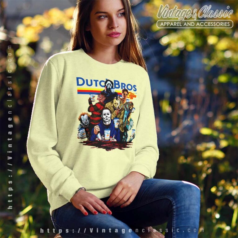 Dutch Bros Coffee Killers Halloween Sweatshirt Dutch Bros Coffee Killers Halloween Sweatshirt