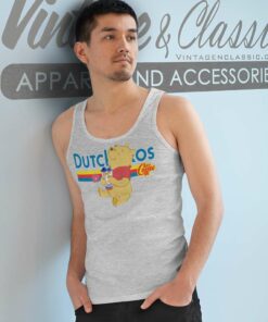 Dutch Bros Coffee Winnie The Pooh Tank Top Racerback
